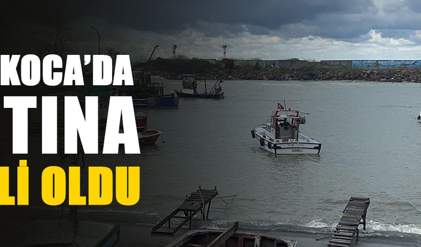 DALGA BOYU YÜKSELDİ: BALIKÇILAR BARINAKLARA SIĞINDI
