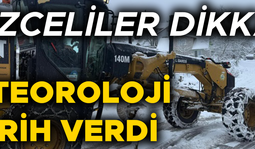 YOĞUN KAR YAĞIŞI GELİYOR