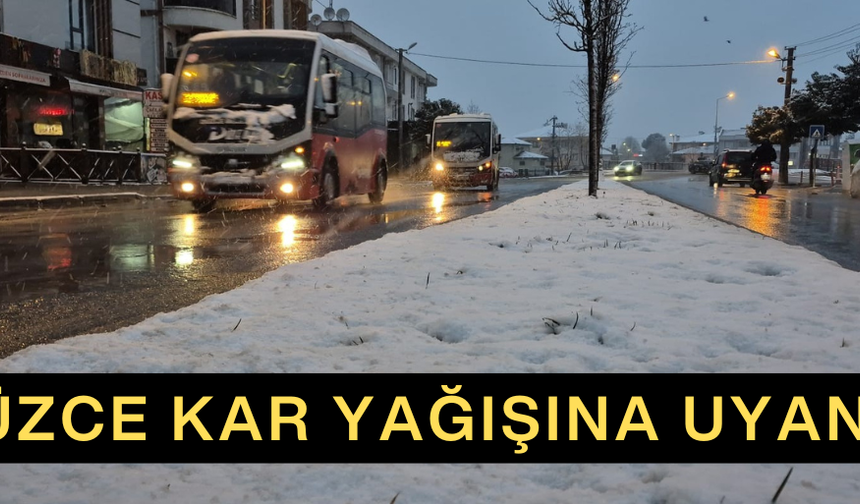 ŞEHİR MERKEZİ BEYAZ ÖRTÜ İLE KAPLANDI