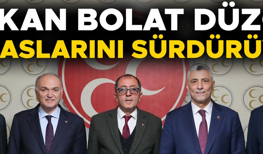 MHP İL TEŞKİLATLARINI ZİYARET ETTİ