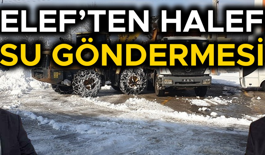 “BENİM DÖNEMİMDE HİÇ SU PROBLEMİ YAŞANMADI”