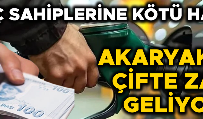 BENZİN VE MOTORİN FİYATLARI NE KADAR OLACAK?