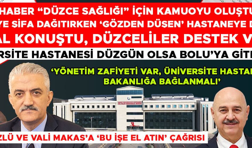 TEHDİTLER BİZE GERİ ADIM ATTIRMAZ, ÖNCÜ HABER ‘DÜZCE’NİN MENFAATİDİR’