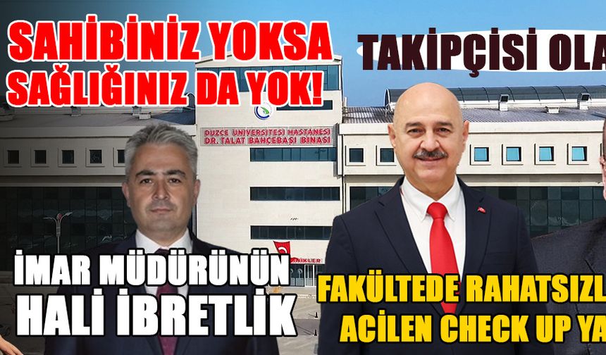 DÜZCE ÜNİVERSİTESİ TIP FAKÜLTESİ’NDE SIKINTI BÜYÜK!