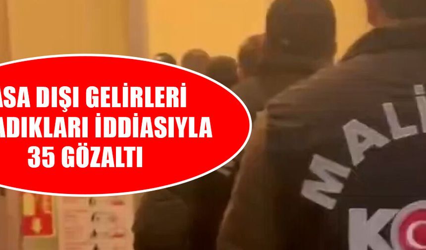 DÜZCE’DE ‘PARAVAN ŞİRKET’ OPERASYONU