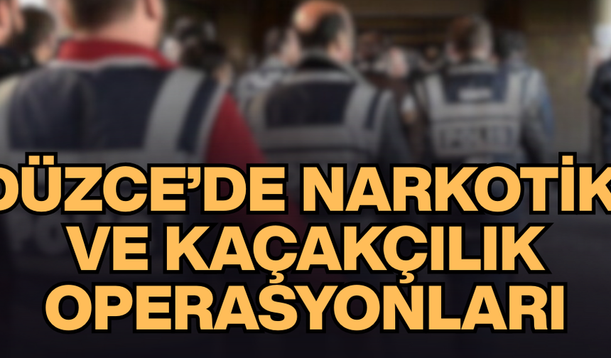 ÇOK SAYIDA UYUŞTURUCU VE KAÇAK ÜRÜN ELE GEÇİRİLDİ
