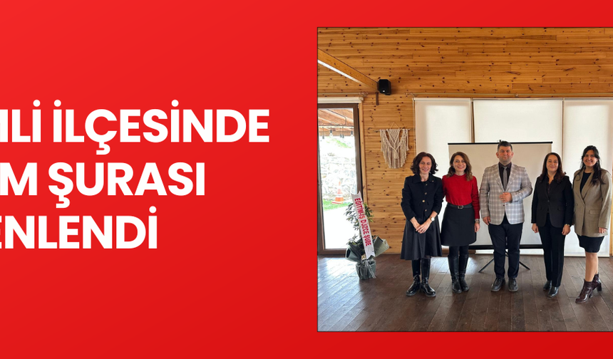 ŞURADA İLÇENİN EĞİTİMİ MASAYA YATIRILDI