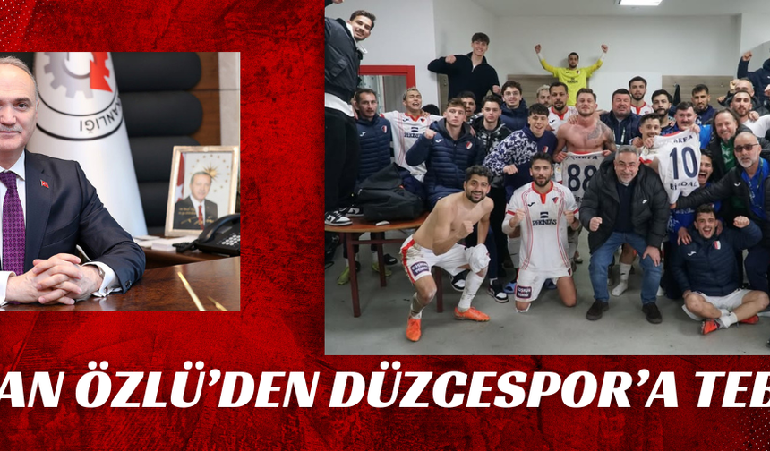 ''MÜCADELE RUHU VE AZİM İÇİN YÜREKTEN TEBRİK EDİYORUM''