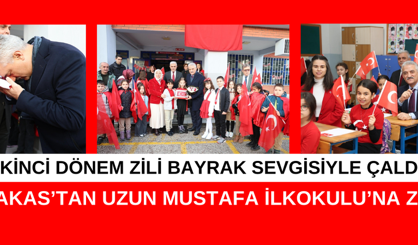 VALİ MAKAS’TAN UZUN MUSTAFA İLKOKULU’NA ZİYARET