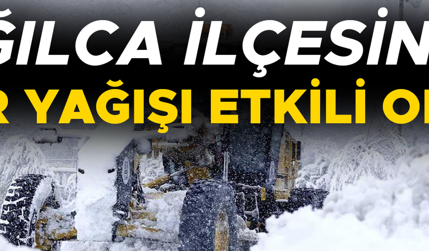 BAZI KÖYLER BEYAZA BÜRÜNDÜ