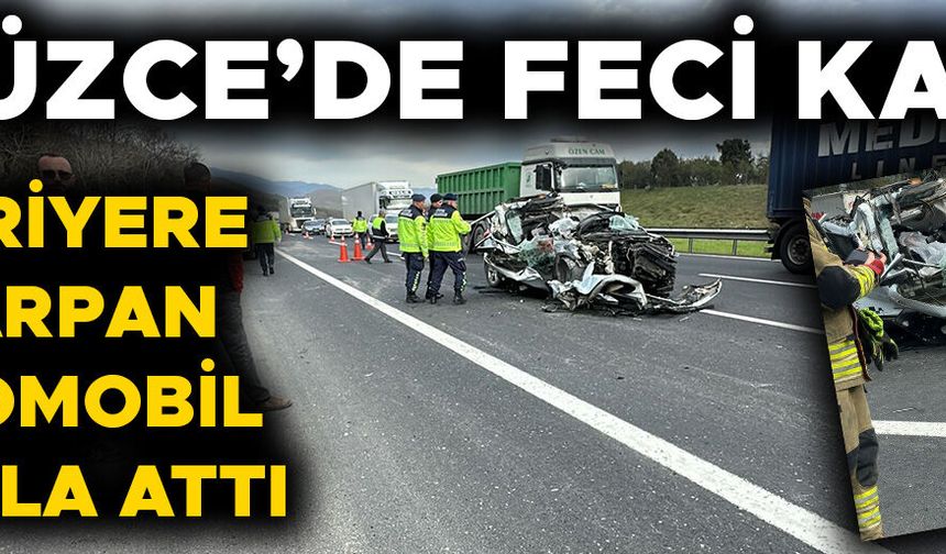 KAZADA 1 KİŞİ HAYATINI KAYBETTİ, 1 KİŞİ YARALANDI