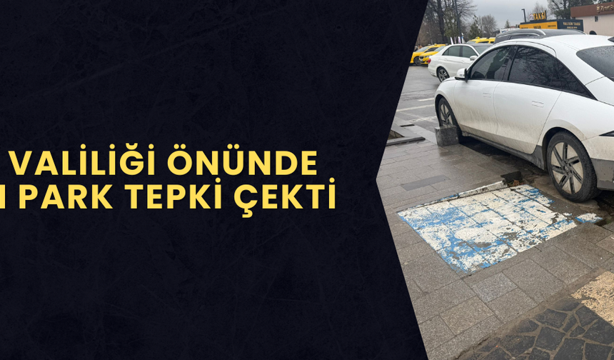 YAYA GEÇİDİ VE ENGELLİ RAMPASI ARAÇLARLA KAPATILDI