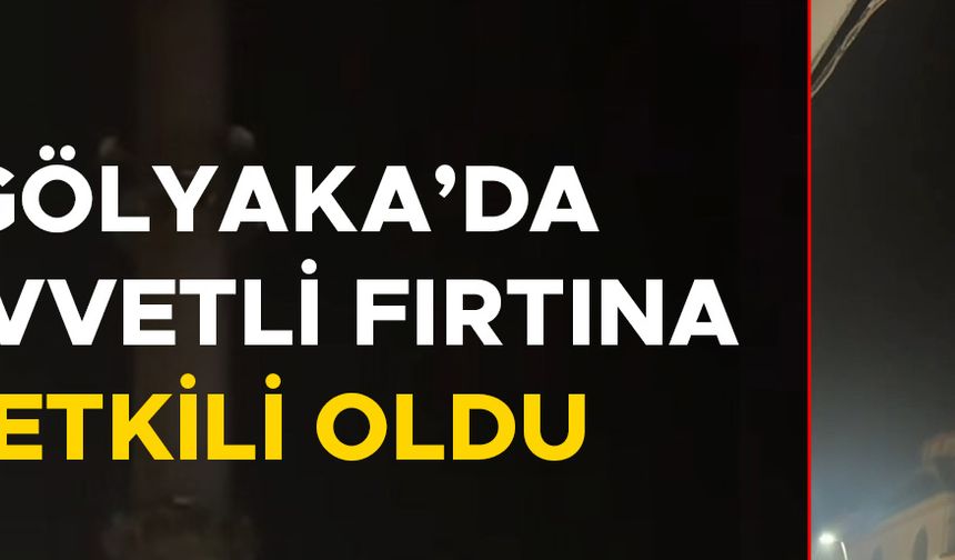 MERKEZ CAMİİ MİNARESİ ŞİDDETLİ RÜZGARLA DAKİKALARCA SALLANDI