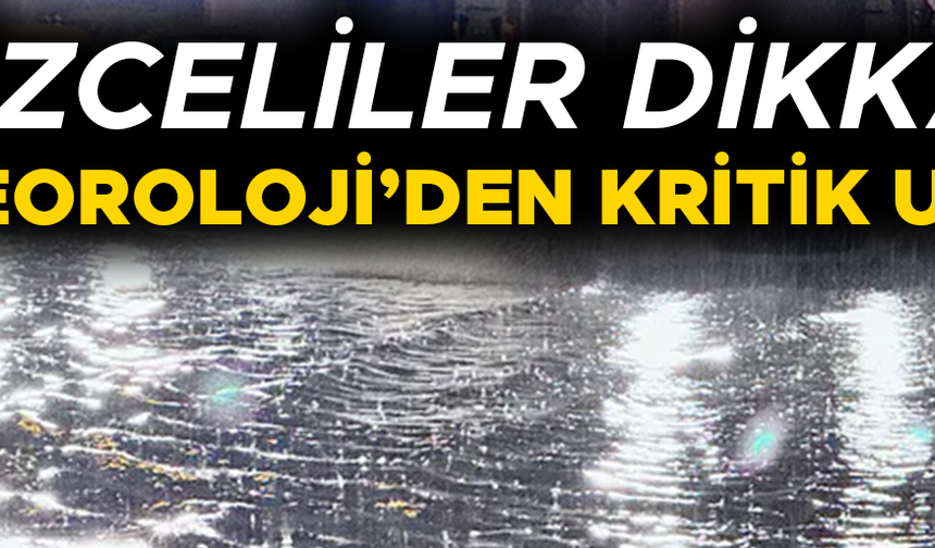 YAĞIŞLAR GERİ DÖNÜYOR