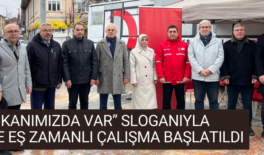 “İYİLİK KANIMIZDA VAR” SLOGANIYLA 81 İLDE EŞ ZAMANLI ÇALIŞMA BAŞLATILDI