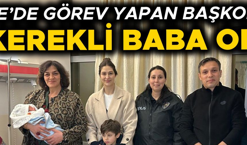 ERGÜDER ANNE VE BABAYI TEBRİK ETTİ