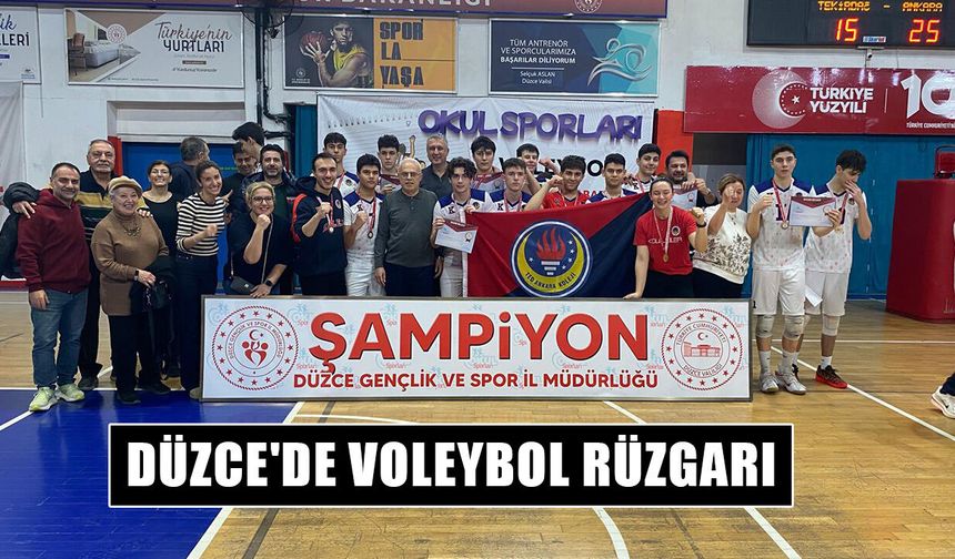 DÜZCE'DE VOLEYBOL RÜZGARI