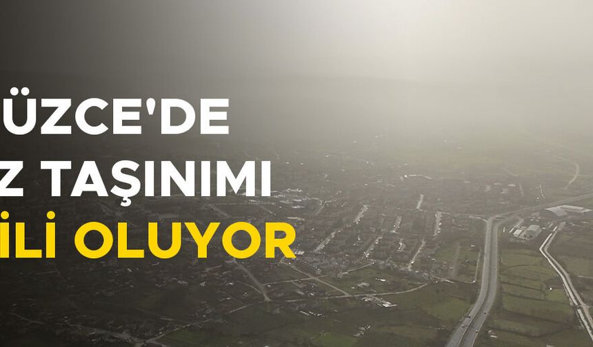 TOZ BULUTU HAVADAN GÖRÜNTÜLENDİ