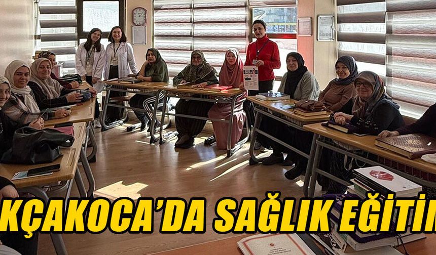 KURSİYERLER SAĞLIK KONUSUNDA BİLGİLENDİRİLDİ