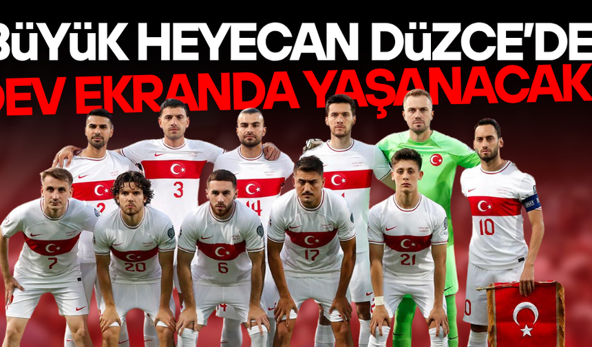 DÜZCELİLER A MİLLİ TAKIM’I KOSOVA MAÇINDA DESTEKLEYECEK