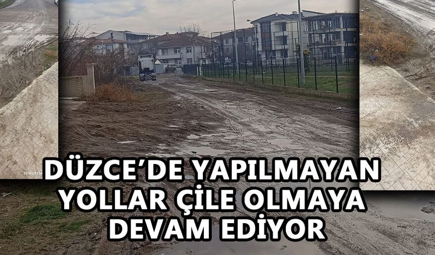 “ÇAMURDAN BİNAYA GİREMİYORUZ”