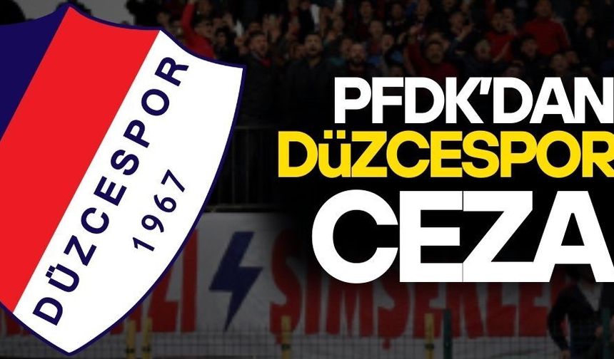 PFDK KARARLARI AÇIKLADI