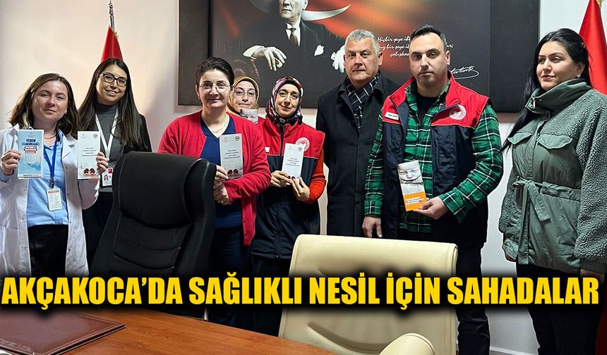 AKÇAKOCA’DA SAĞLIKLI NESİL İÇİN SAHADALAR