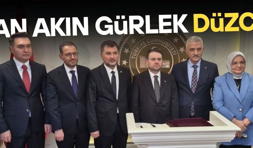 İLK ZİYARET DURAĞI DÜZCE VALİLİĞİ OLDU