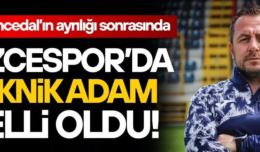 DÜZCESPOR’DA TEKNİK ADAM BELLİ OLDU
