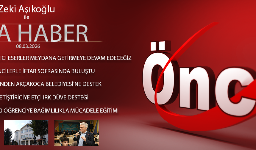 8 MART 2026 ÖNCÜ ANA HABER