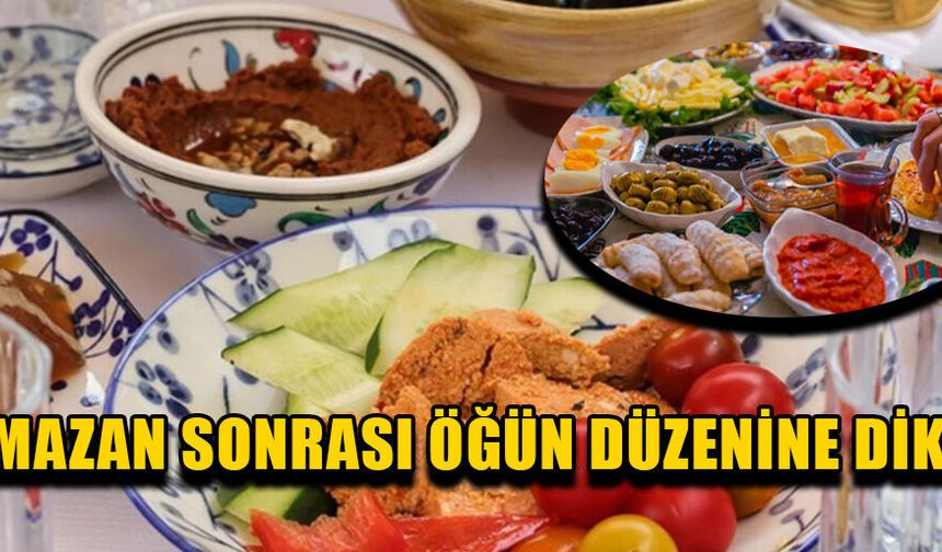 PORSİYONLARIN KÜÇÜK TUTULMASI ÖNEMLİ