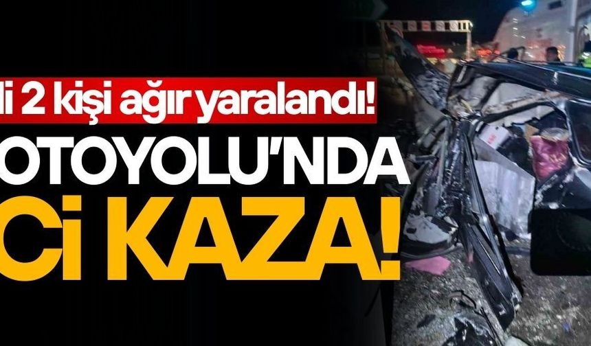 DÜZCELİ 2 KİŞİ AĞIR YARALANDI