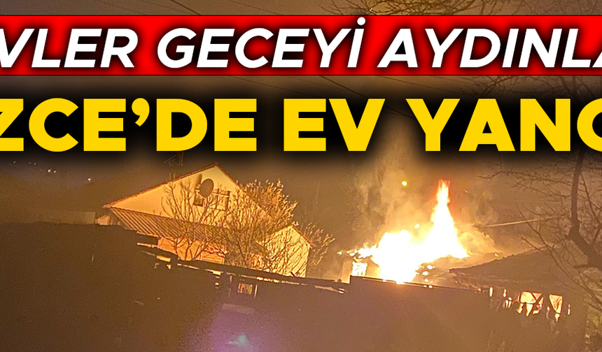 TEK KATLI EV TAMAMEN YANARAK KULLANILAMAZ HALE GELDİ