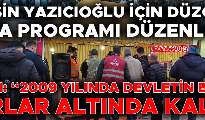 “ŞEHİT LİDERİMİZ YAZICIOĞLU’NUN FAİLLERİ HALA DAHA BULUNAMADI”