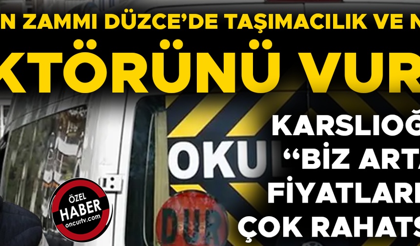 "TÜRKİYE’DE ÇIKAN MAZOTUN BİZ BİR KURUŞ FAYDASI YOK”