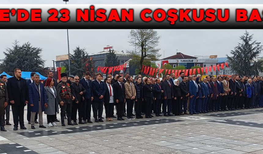 İLK TÖREN ANITPARK MEYDANI’NDA DÜZENLENDİ