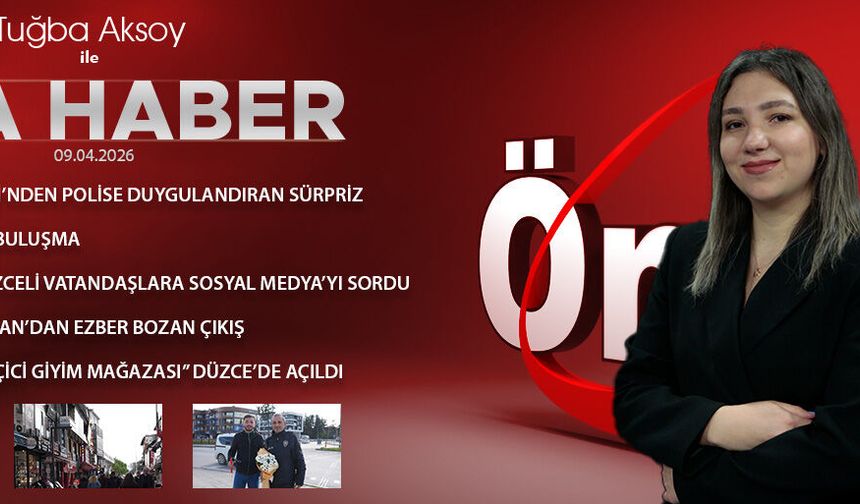 9 NİSAN 2026 ÖNCÜ ANA HABER