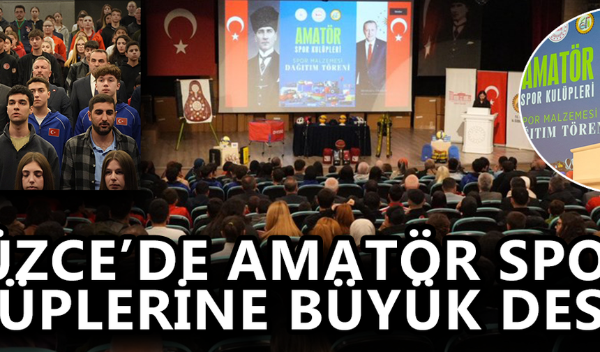 SPOR MALZEMELERİ DÜZENLENEN TÖRENLE TESLİM EDİLDİ