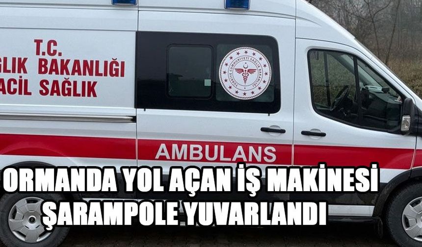 EKİPLER YARALI SÜRÜCÜYÜ KURTARMAK İÇİN ÇALIŞMA BAŞLATTI