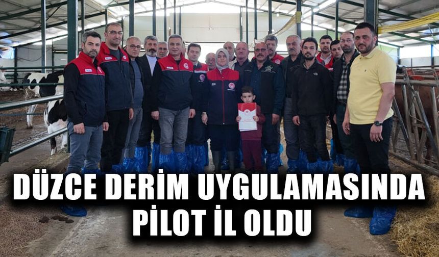 DERİM UYGULAMASI KAPSAMINDA ÜRETİCİLER ARİ İŞLETMEDE BULUŞTU