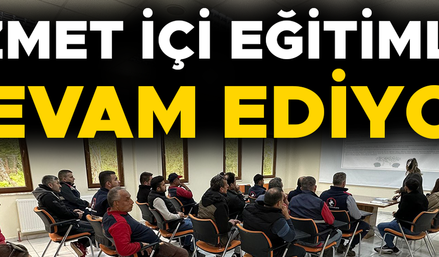VETERİNER İŞLERİ TEKNİK PERSONELİ BİLGİLENDİRİLDİ