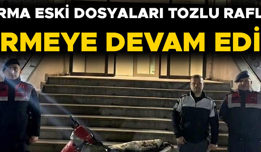 JANDARMA EKİPLERİ HIRSIZLIK ŞÜPHELİSİNİ GÖZALTINA ALDI