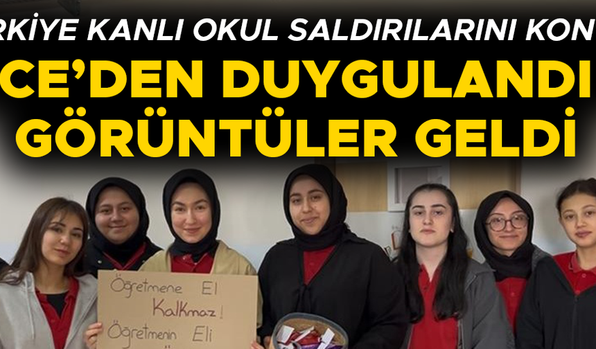 ÖĞRETMENLER GÖZYAŞLARINA HAKİM OLAMADI