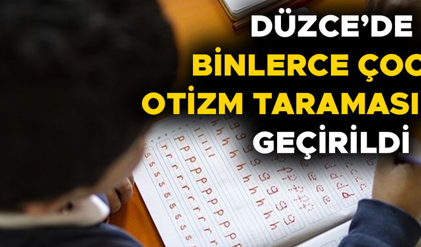 OTİZMLİ ÇOCUKLAR DÜZCE’DEKİ ‘ÇÖZGEM’ SAYESİNDE SOSYAL HAYATA BAĞLANIYOR