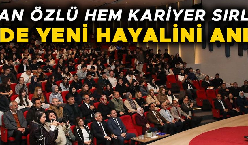 AKÇAKOCA’DA ÖĞRENCİLERLE BİR ARAYA GELDİ