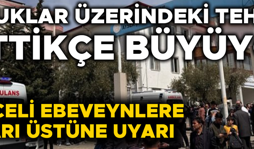 “ÇOCUKLARDA ÇOK SAYIDA FAKTÖR ŞİDDETİ TETİKLİYOR”
