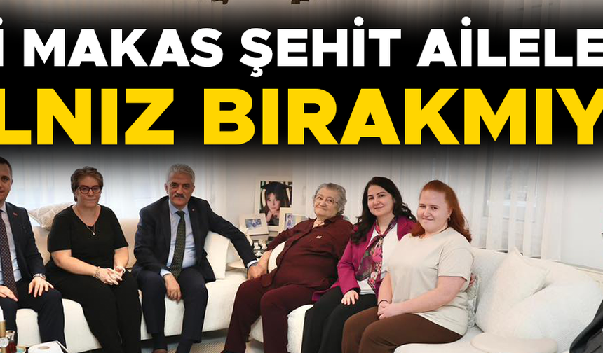 EŞİ İLE BİRLİKTE ŞEHİT POLİS MEMURUNUN AİLESİNİ ZİYARET ETTİ