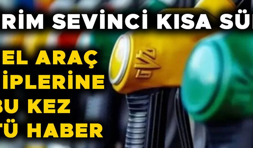 MOTORİNE KALLAVİ ZAM YOLDA