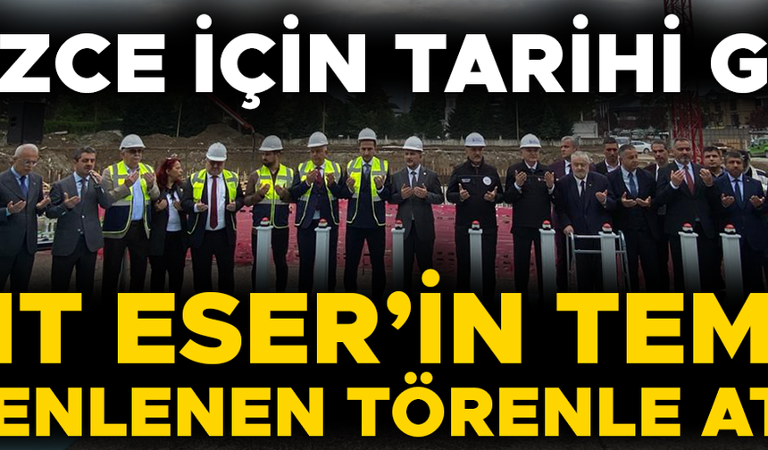BAŞKAN ÖZLÜ: “BU ESER BİRLİK VE BERABERLİĞİMİZİ PEKİŞTİRECEK”