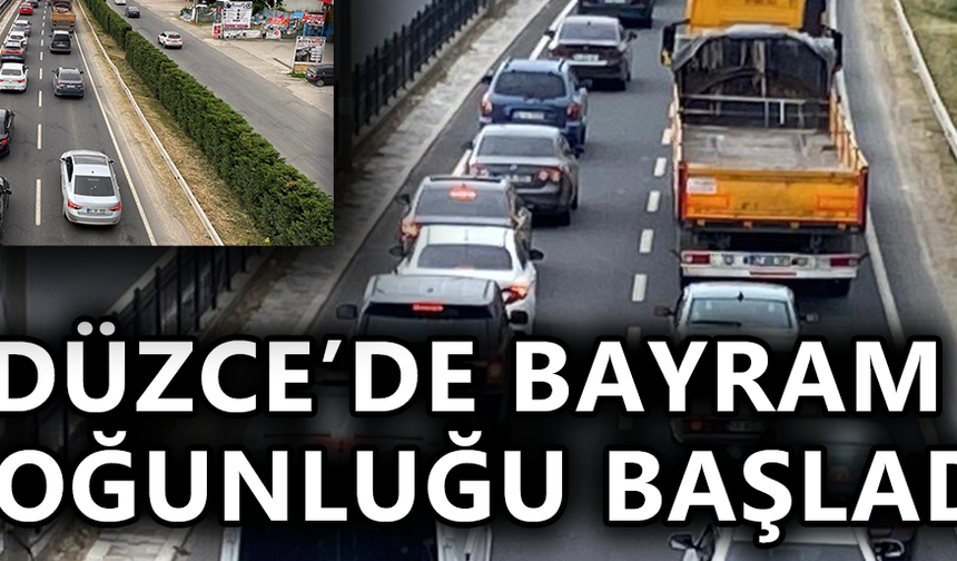TRAFİK DURMA NOKTASINA GELDİ…